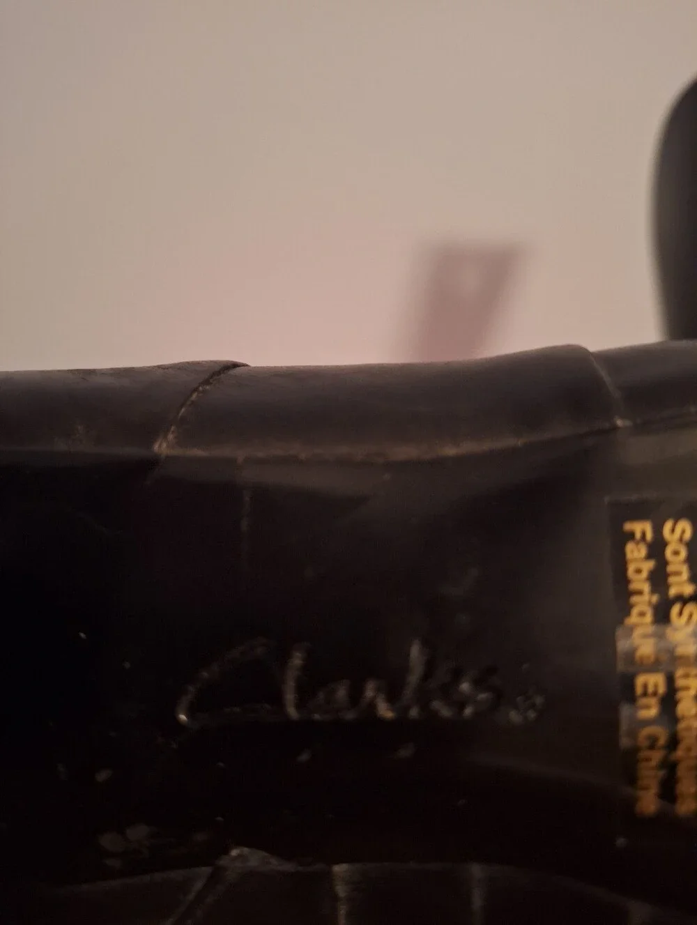 Clark's Artisan Women’s Black Leather Ankle Boots Size 10 Zip-Up Design 3in Heel